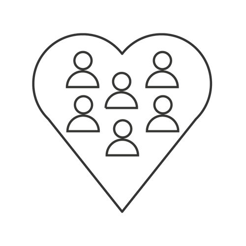 Inclusive community icon